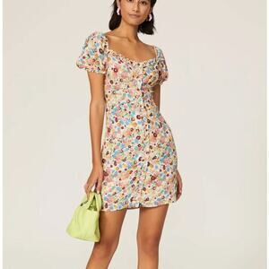 Andamane Daisy Mini Dress Multicolor Sz Sm
